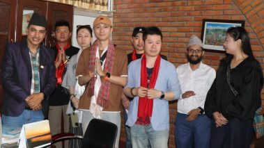 बुद्ध र लुम्बिनी सम्बन्धि चलचित्र बनाउने उद्देश्यसहित चिनियाँ कलाकार लुम्बिनीमा