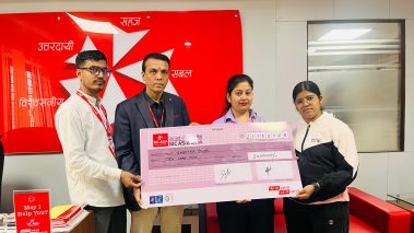 एनआईसी एशियाद्वारा दुर्घटना बीमा वापत १० लाख प्रदान