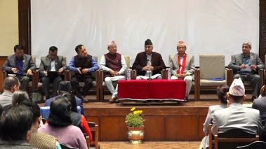 नेपाली काँग्रेसको दुई दिने प्रशिक्ष तथा अभिमुखीकरण :  सभापति देउवा सहित शिर्ष नेताहरु रुपन्देहीमा