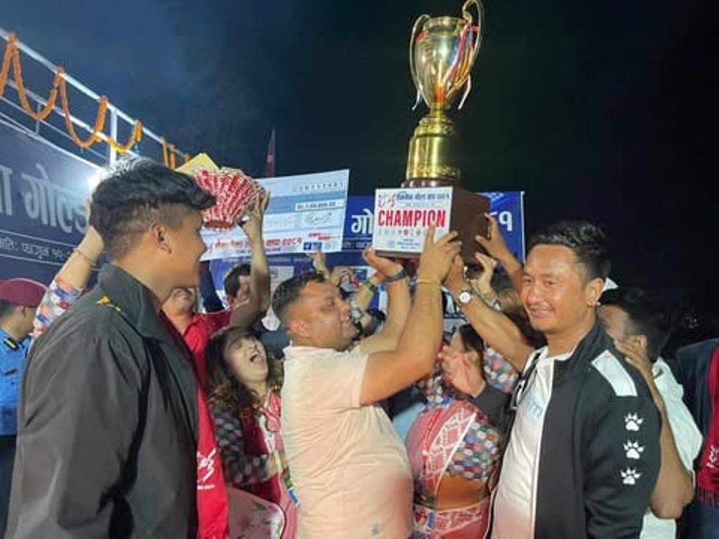 सुनगाभा सैनामैना गोल्डकपको उपाधी कपिलवस्तु ११ लाई