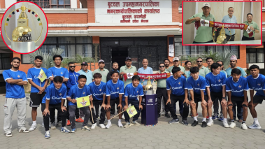एनएसएल तेस्रो संस्करणको ट्रफी प्रदर्शन यात्रा : शनिबार बुटवलमा सार्वजनिक