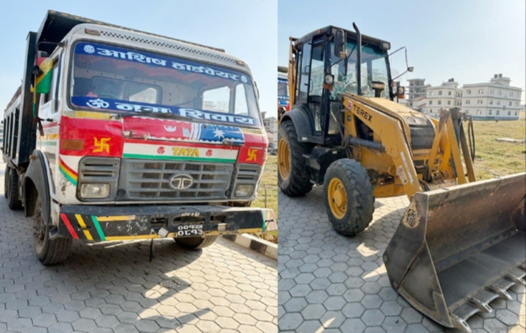 नदीजन्य पदार्थ चोरीमा संलग्न सवारीसाधनलाई ६० हजार जरिवाना