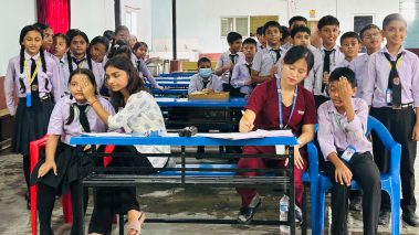 पामिर एकेडेमीमा निःशुल्क आँखा परीक्षण शिविर