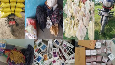 चोरी पैठारी गरेको ८ लाख बढिको अबैध सामान रुपन्देही प्रहरीको नियन्त्रणमा