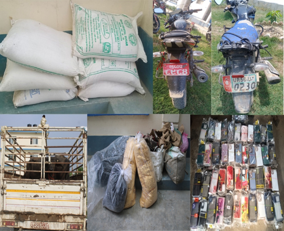 भन्सार छलीका ११ लाख बढिको अबैध सामान प्रहरीको नियन्त्रणमा