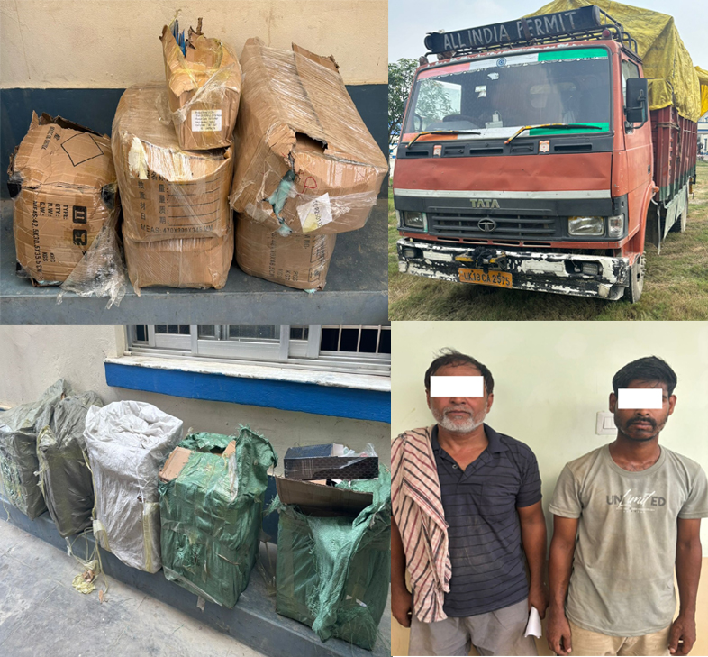 कृत्रिम यौन खेलौना र भारतीय ट्रक सहित ३९ लाख बढिको सामान बरामद