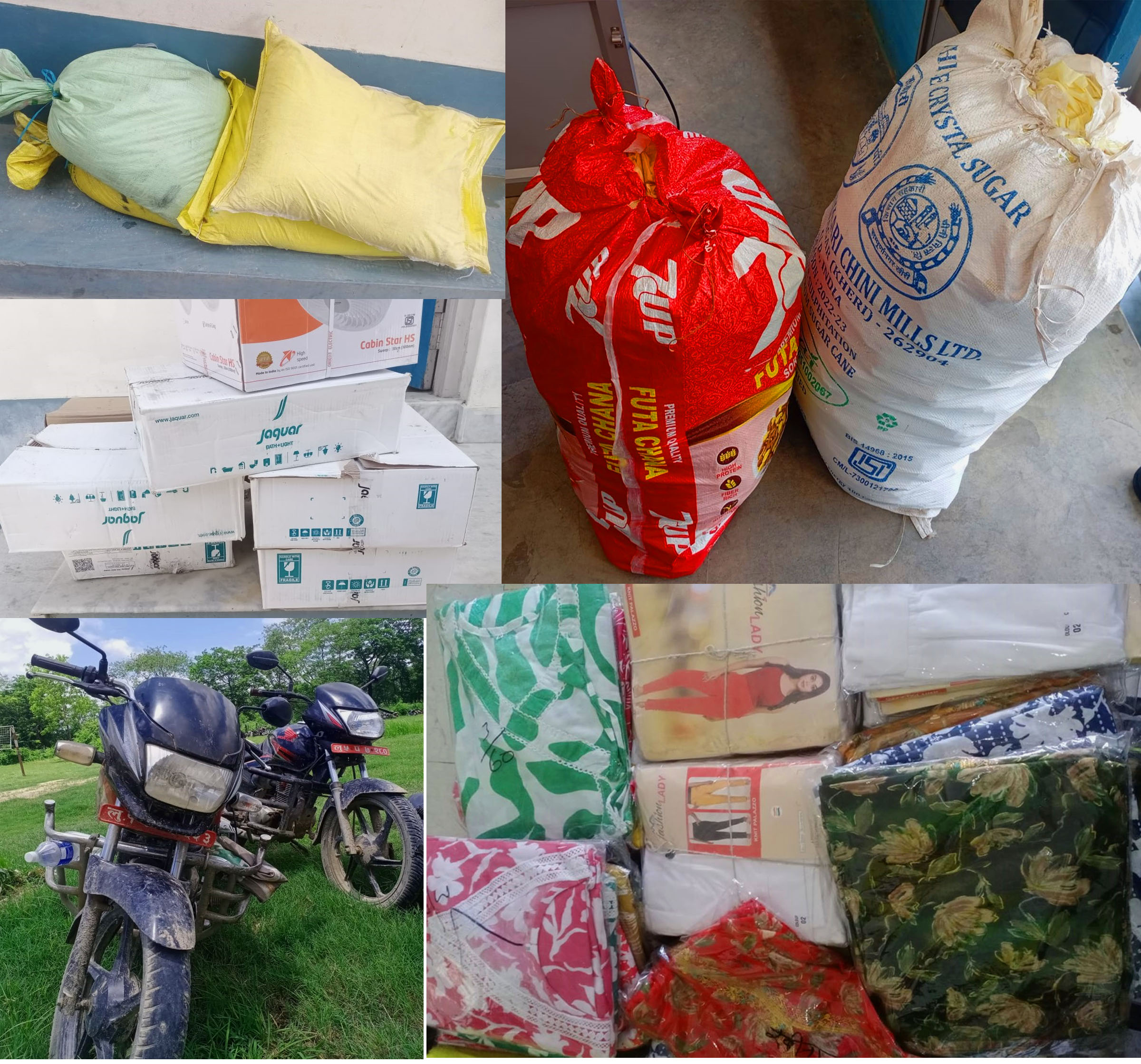 रुपन्देही प्रहरीद्वारा ३ लाख बढिको अबैध सामान बरामद