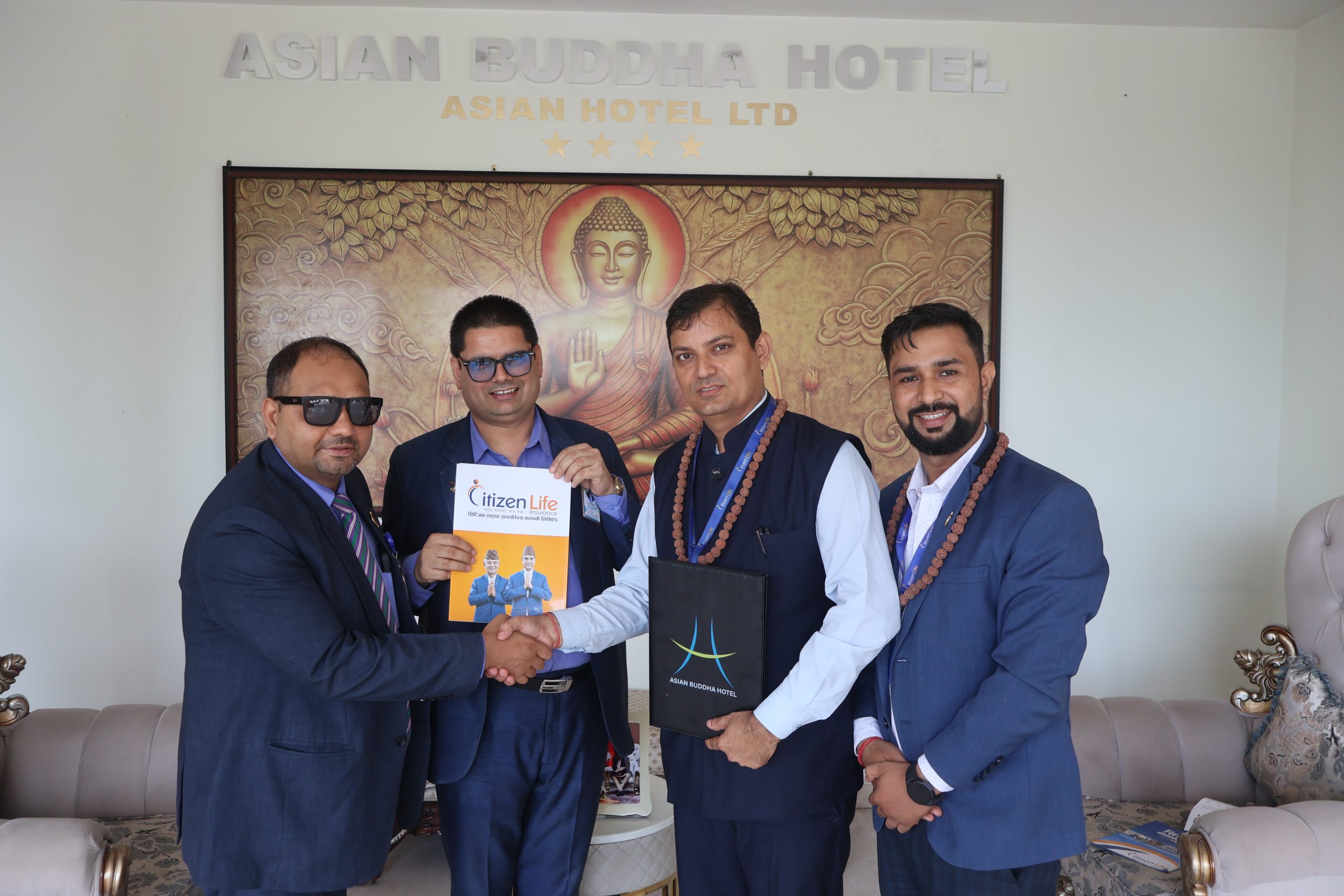 सिटिजन लाईफ इन्स्योरेन्सका ग्राहकलाई एसियन बुद्ध होटलमा छुट