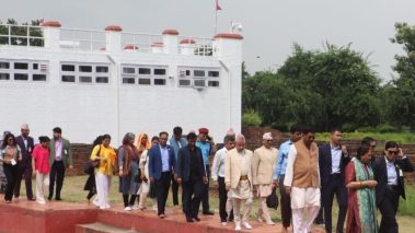 भारतका प्रधानन्यायाधीश भूषण रामकृष्ण गवई लुम्बिनी भ्रमणमा