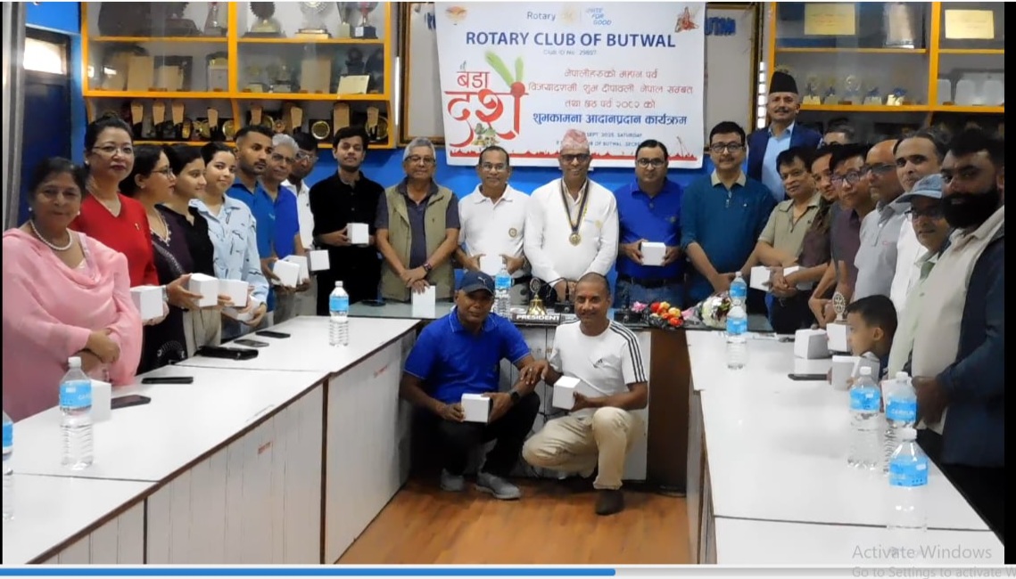 चोरीका घटनालाई टेवा पुग्ने खालका विषय सामाजिक संजालमा पोष्ट नर्गन रोटरी क्लब अफ बुटवलको आग्रह