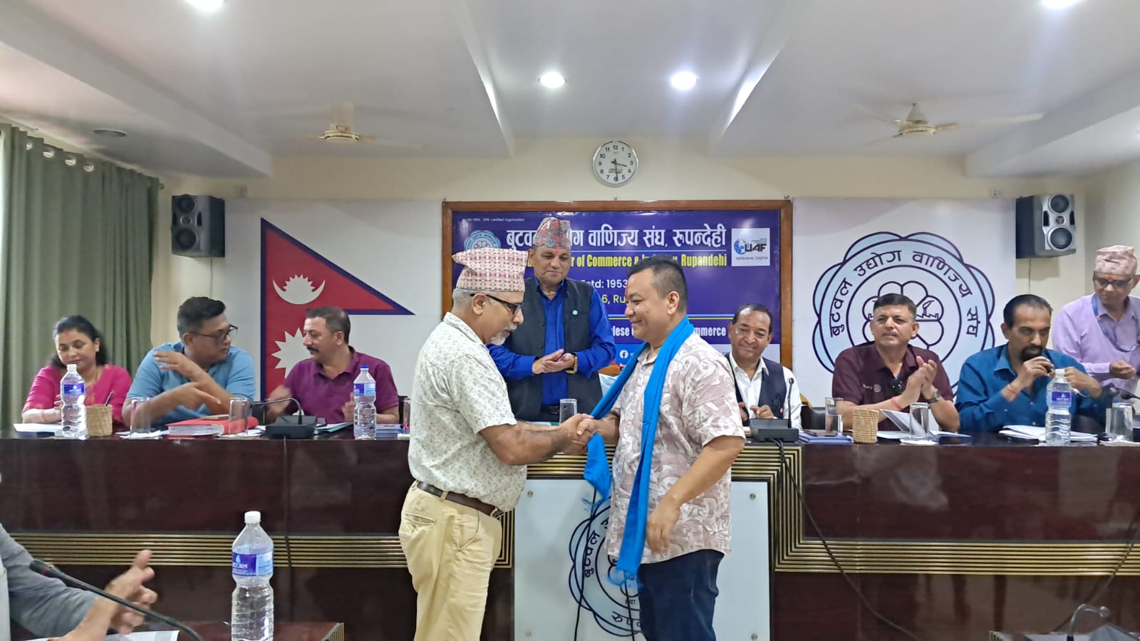 लायन्स आँखा अस्पतालको सभापतिमा श्रेष्ठ : बुटवल उद्योग वाणिज्य संघमा सम्मान