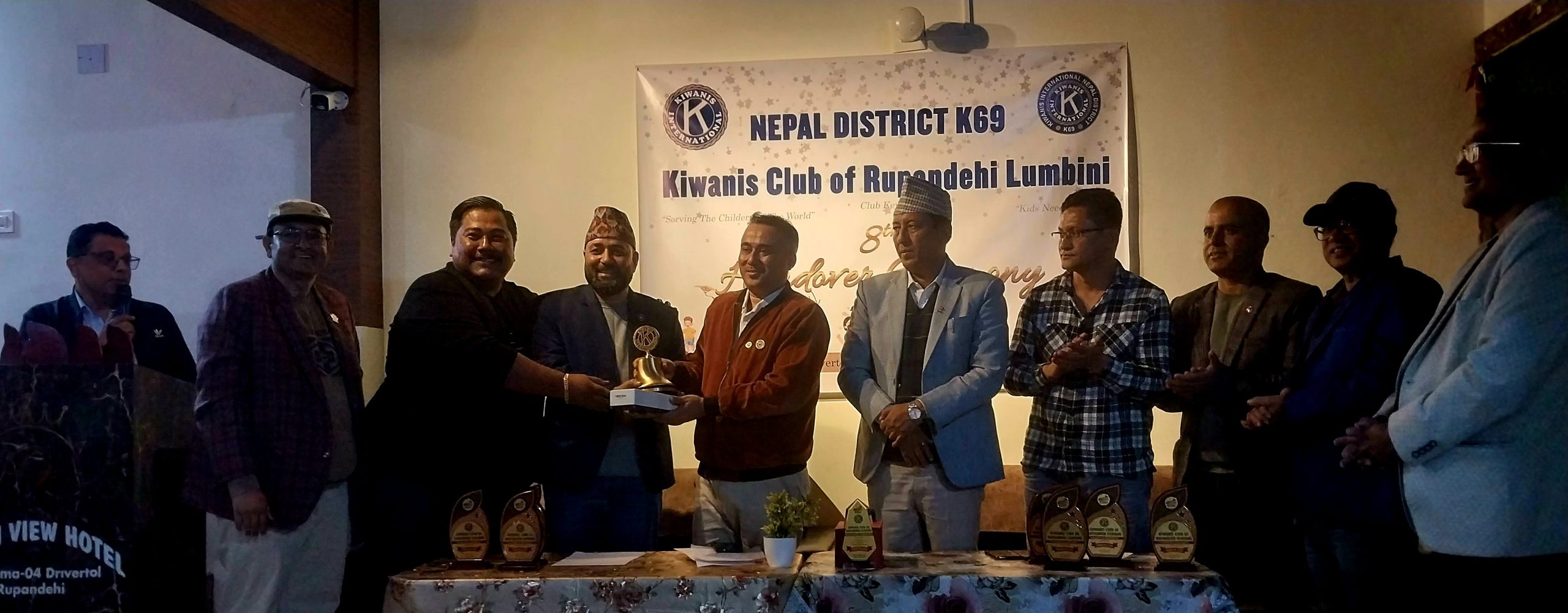 किवानिज क्लव अफ रुपन्देही लुम्बिनीको अध्यक्षमा गोबिन्द भुसाल