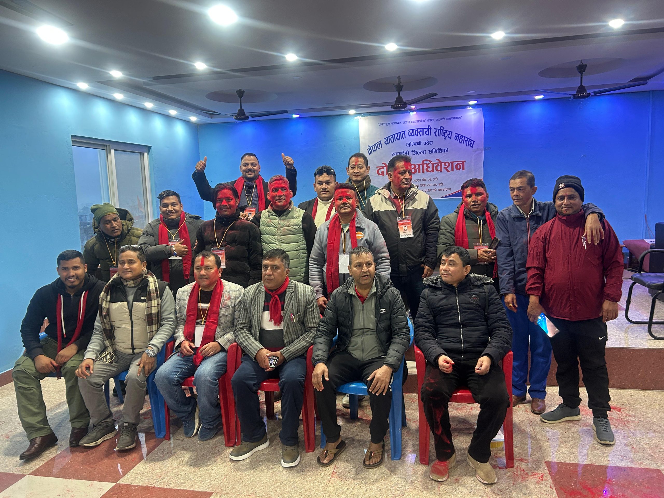 यातायात ब्यवसायी महासंघ रुपन्देहीको अध्यक्षमा श्रेष्ठ निर्वाचित